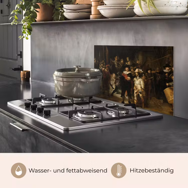 De Nachtwacht - Kunst - Oude meesters - Rembrandt keuken achterwand spatscherm klein -usp_DE
