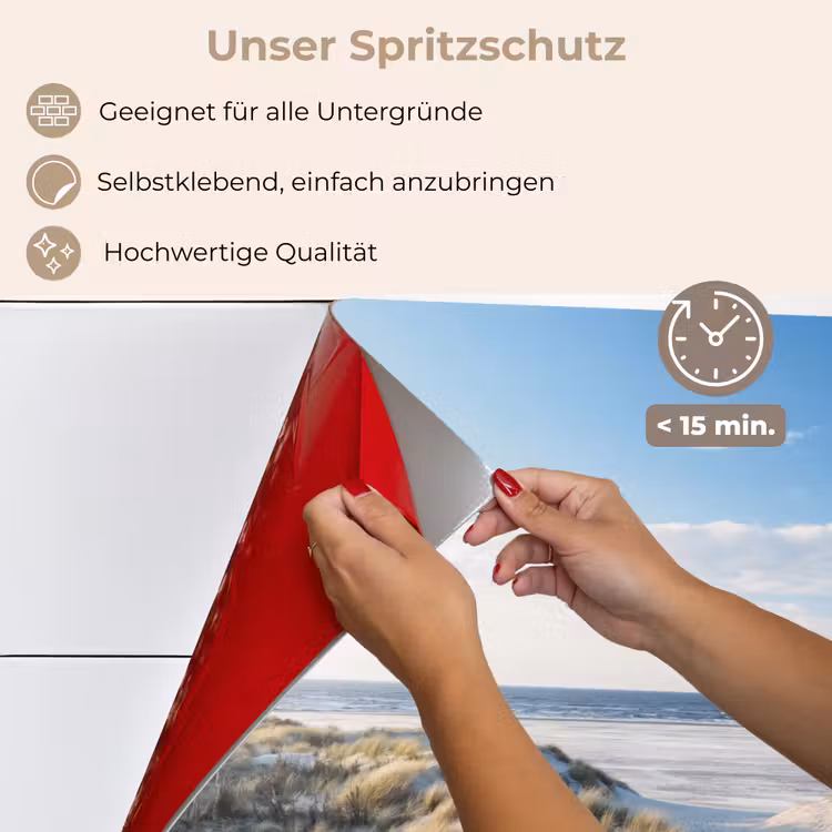 Duin - Meeuw - Strand - Zee - Zon keuken achterwand spatscherm klein -spatscherm_DE