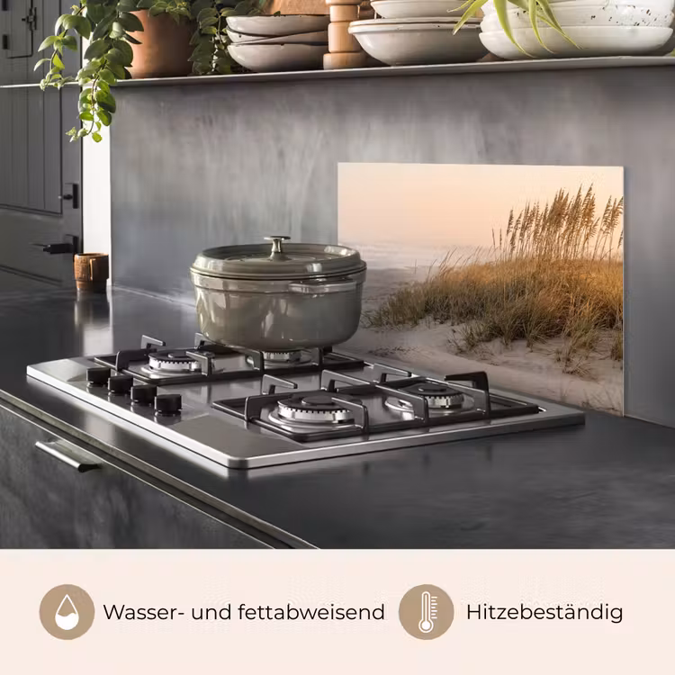 Duinlandschap - Zonsondergang - Strand keuken achterwand spatscherm klein -usp_DE