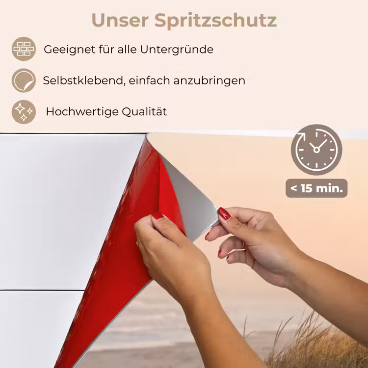 Duinlandschap - Zonsondergang - Strand keuken achterwand spatscherm klein -spatscherm_DE
