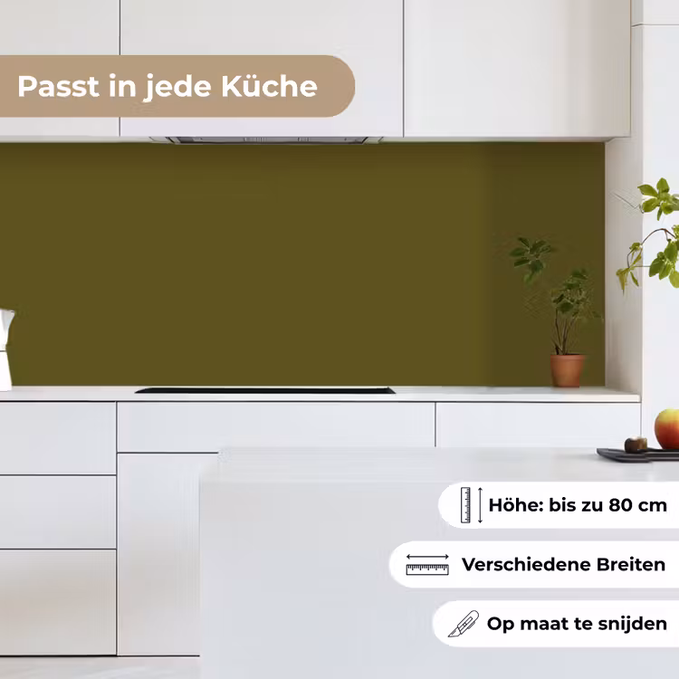 Dark - Olive - Groen keuken achterwand 2 middel 871 -sfeer4_DE