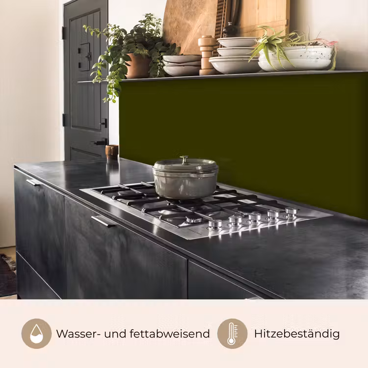 Dark - Olive - Groen keuken achterwand 2 middel 871 -usp_DE
