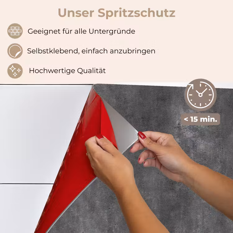 Donkergrijs - Ruw - Beton keuken achterwand spatscherm klein 900 -spatscherm_DE