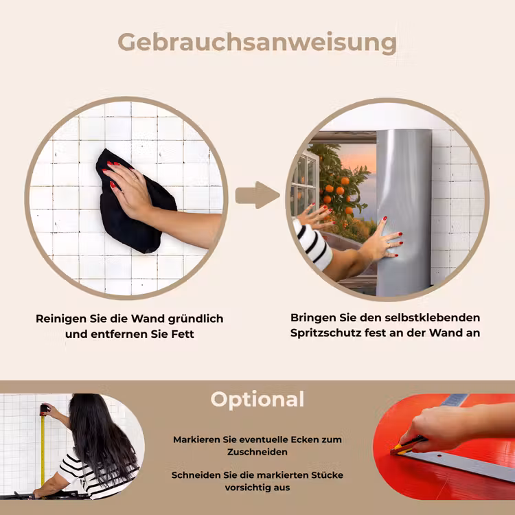 Doorkijk - Uitzicht - Meer - Landschap keuken achterwand spatscherm klein -gebruiksaanwijzing_DE