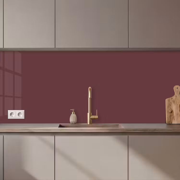 Dusty - Rose - Roze keuken achterwand 2 middel 871 zz_3dshopping