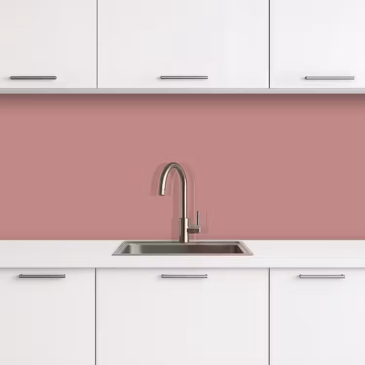 Dusty - Rose - Roze keuken achterwand 2 middel 871 -3d