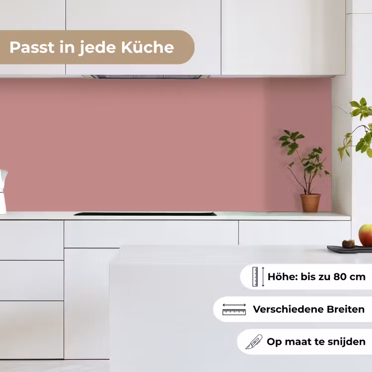 Dusty - Rose - Roze keuken achterwand 2 middel 871 -sfeer4_DE