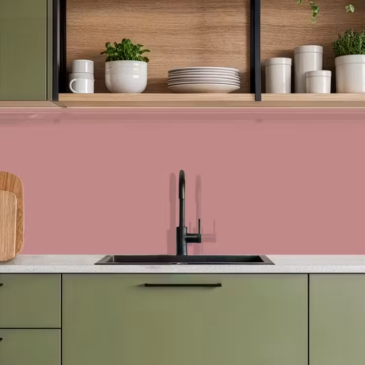 Dusty - Rose - Roze keuken achterwand 2 middel 871 -sfeer3