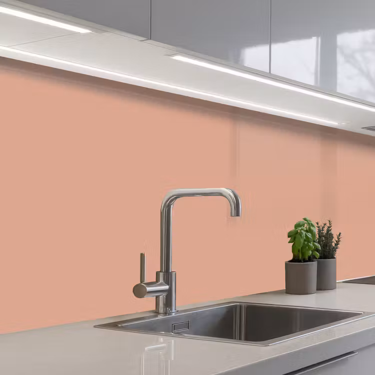 Dusty - Rose - Roze keuken achterwand 2 middel 871 -3d_schuin