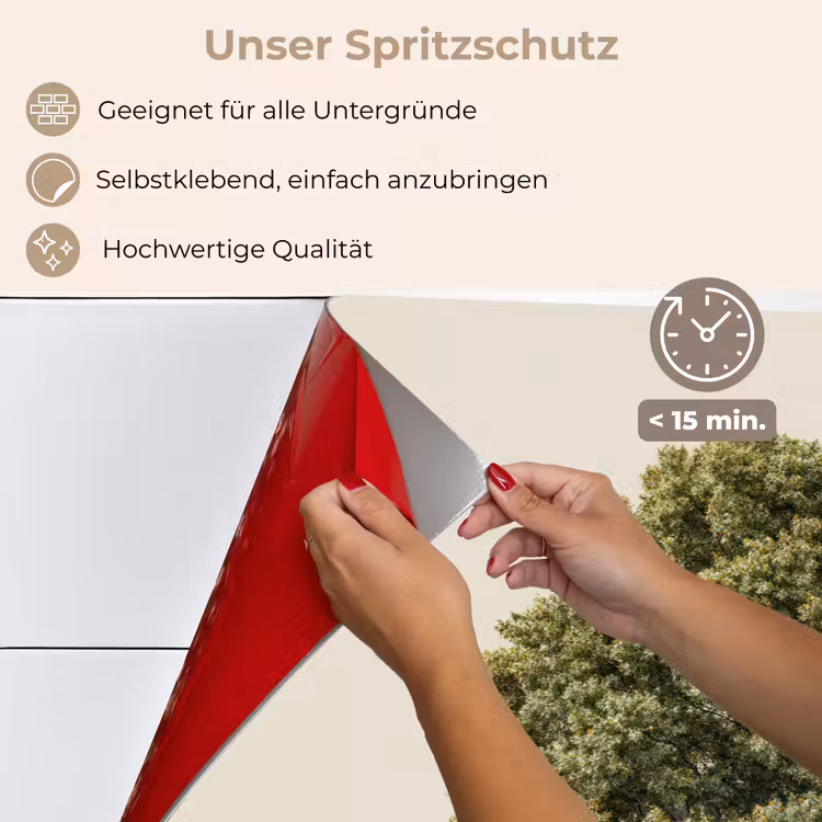 Eikenboom - Groen - Lichte achtergrond keuken achterwand spatscherm klein -spatscherm_DE