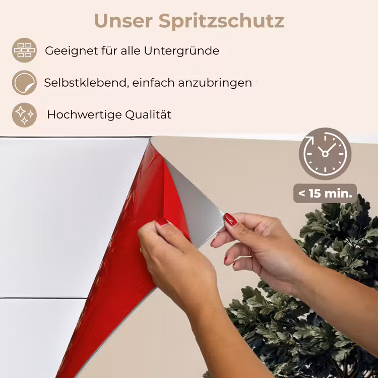 Eikenboom - Schaduw - Egaal keuken achterwand spatscherm klein -spatscherm_DE