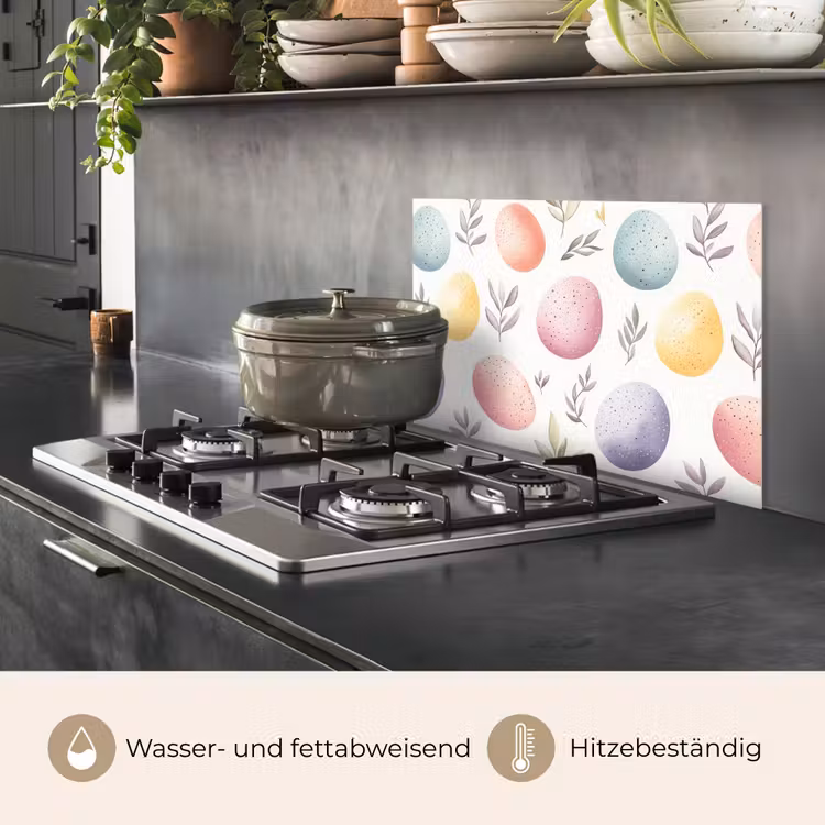 Eieren - Kleurrijk - Patroon keuken achterwand spatscherm klein -usp_DE