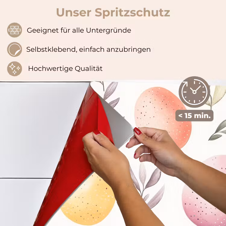 Eieren - Kleurrijk - Patroon keuken achterwand spatscherm klein -spatscherm_DE
