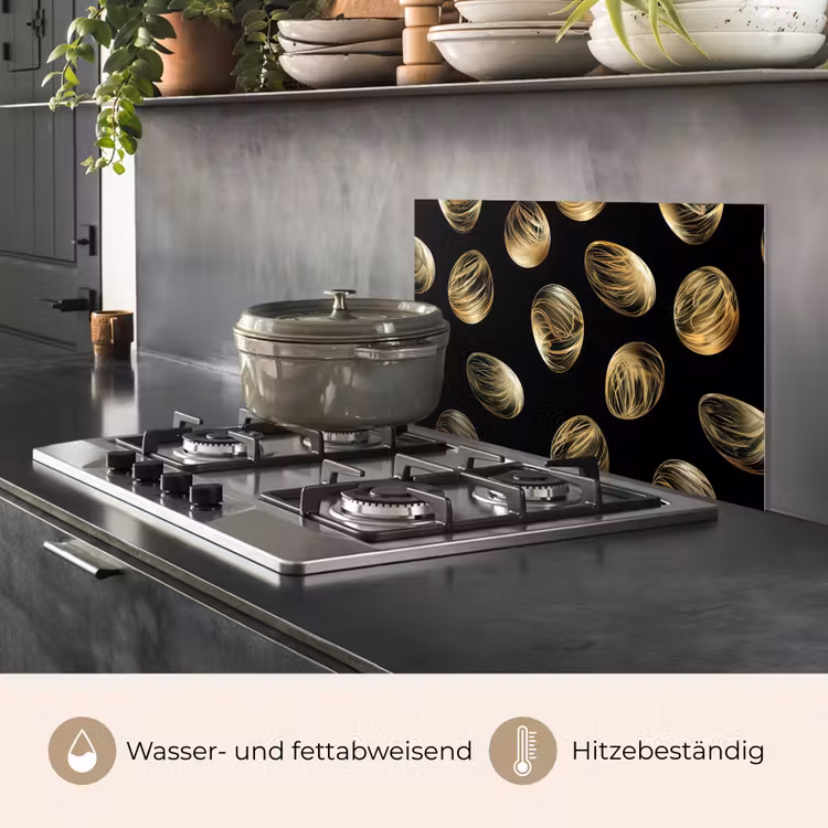 Eieren - Goud - Patroon keuken achterwand spatscherm klein -usp_DE