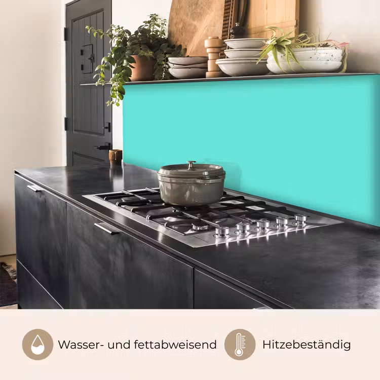 Electric - Cyan - Turkoois keuken achterwand 2 middel 871 -usp_DE