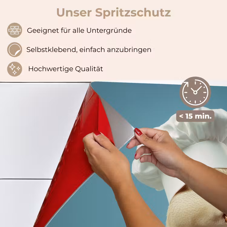Eend - Koksmuts - Cute - Vogel keuken achterwand spatscherm klein -spatscherm_DE