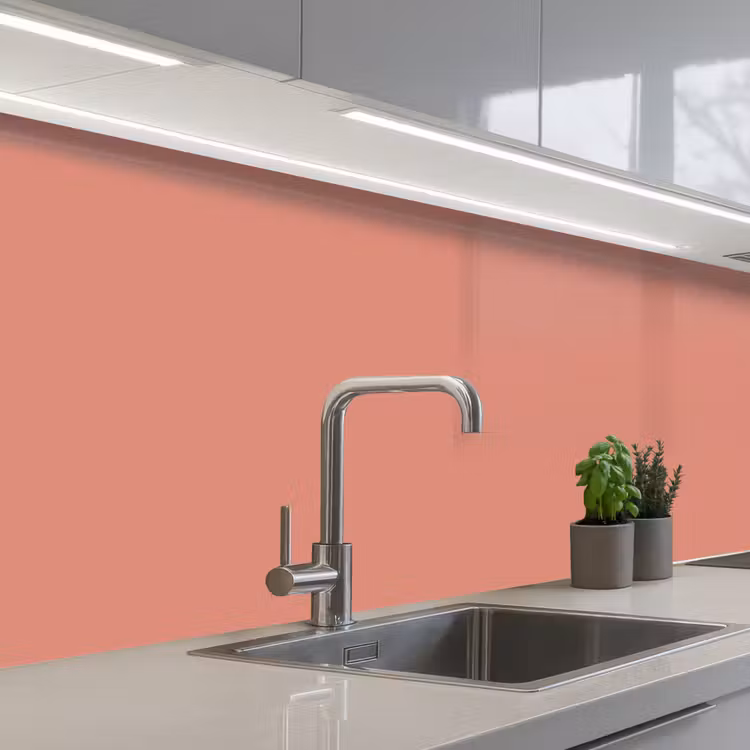 Earthy - Rose - Koraal keuken achterwand 2 middel 871 -3d_schuin