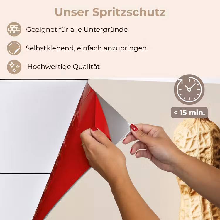 Pinda - Ruw - Beige keuken achterwand spatscherm klein -spatscherm_DE