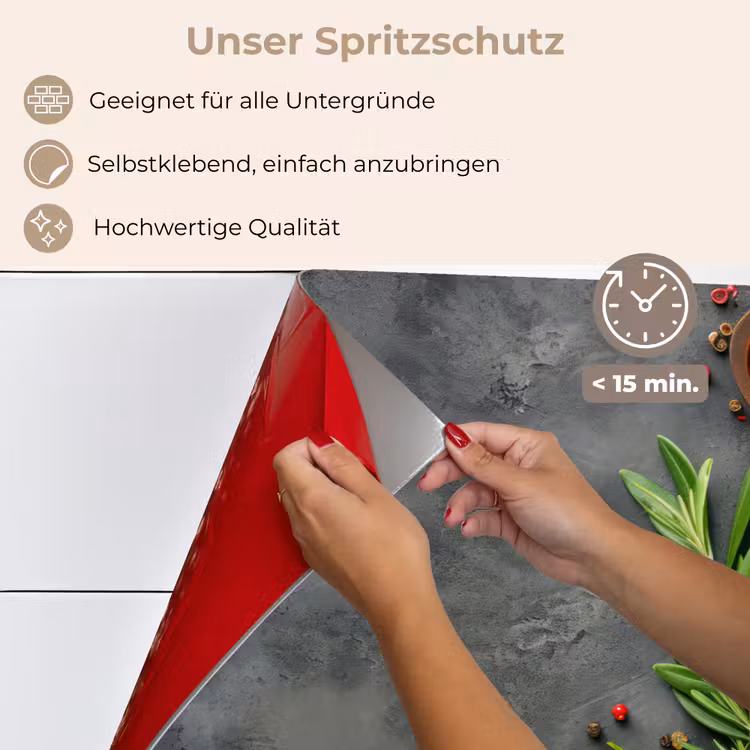 Mediterrane Keukenessenties keuken achterwand spatscherm klein -spatscherm_DE