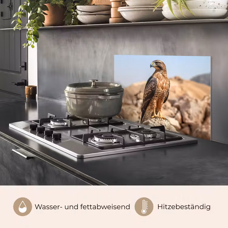 Valk - Vogel - Rots - Macht keuken achterwand spatscherm klein -usp_DE