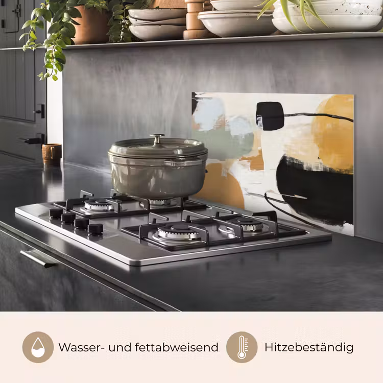 Paint - Abstract - Kleuren keuken achterwand spatscherm klein -usp_DE