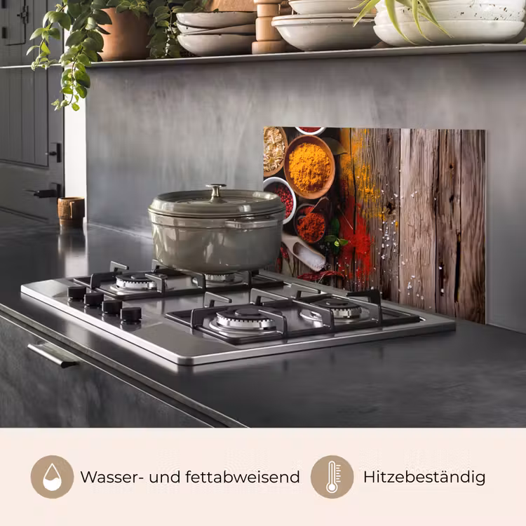 Kleurenpalet van de Natuur keuken achterwand spatscherm klein -usp_DE