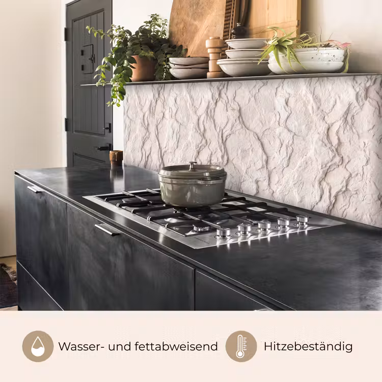 Rots - Structuur - Natuur - Beige - Abstract keuken achterwand 2 middel -usp_DE