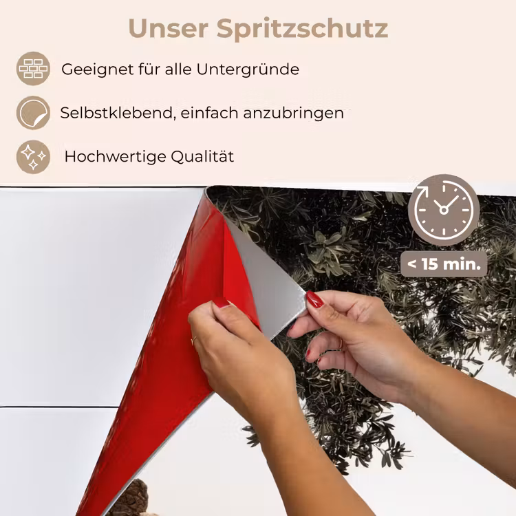 Rotsen - Zee - Boom - Groen keuken achterwand spatscherm klein -spatscherm_DE