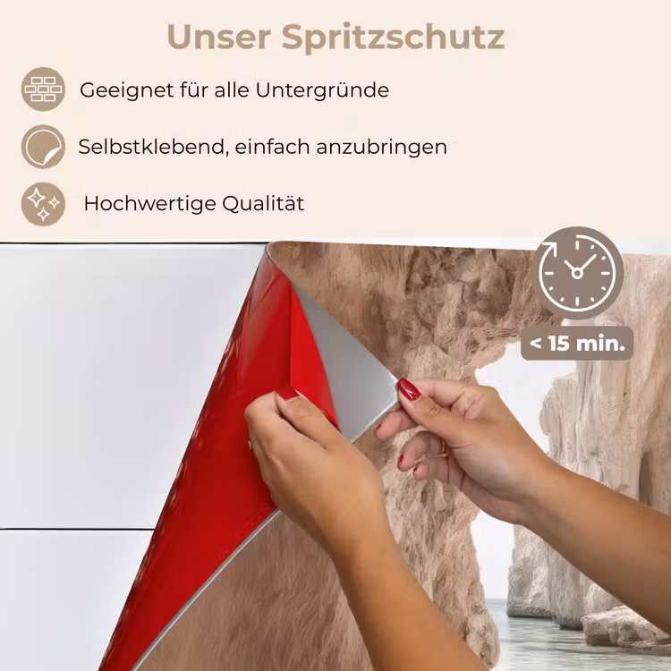 Rotsen - Zee - Zand - Kloof keuken achterwand spatscherm klein -spatscherm_DE