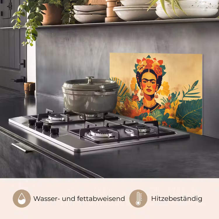 Vrouwelijk - Bloemen - Sieraden keuken achterwand spatscherm klein -usp_DE