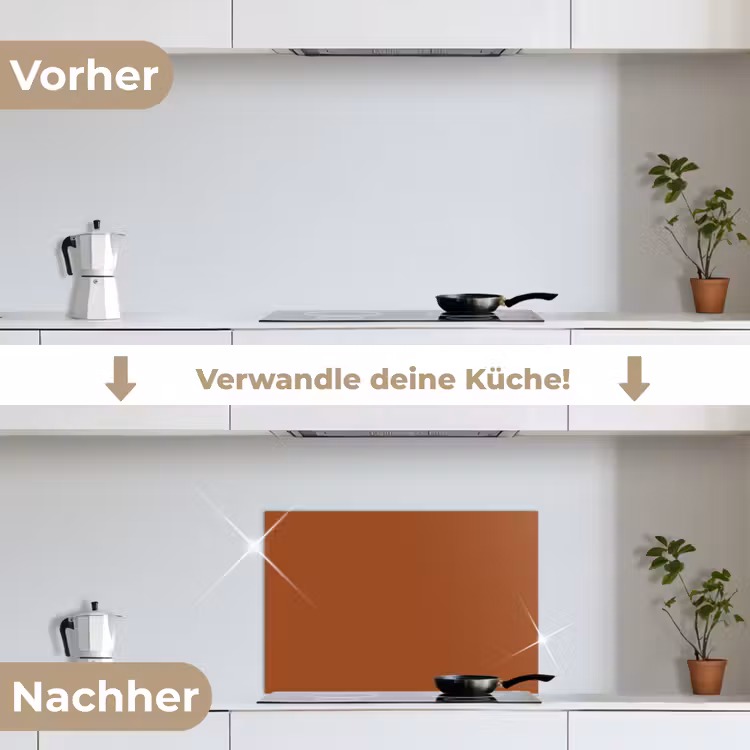 Vurige Verstilling keuken achterwand spatscherm klein -voor_na_DE