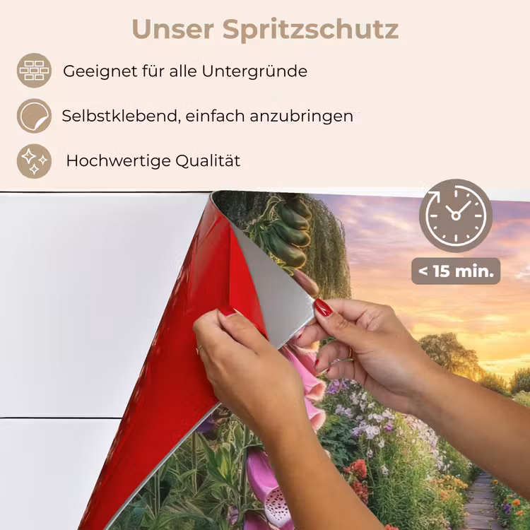 Vingerhoedskruid - Bloemen - Tuin keuken achterwand spatscherm klein -spatscherm_DE