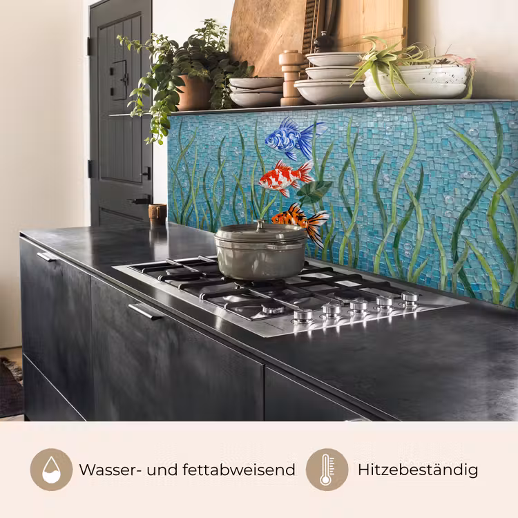 Vis - Mozaïek - Onderwater - Kleurrijk - Dieren keuken achterwand 2 middel -usp_DE