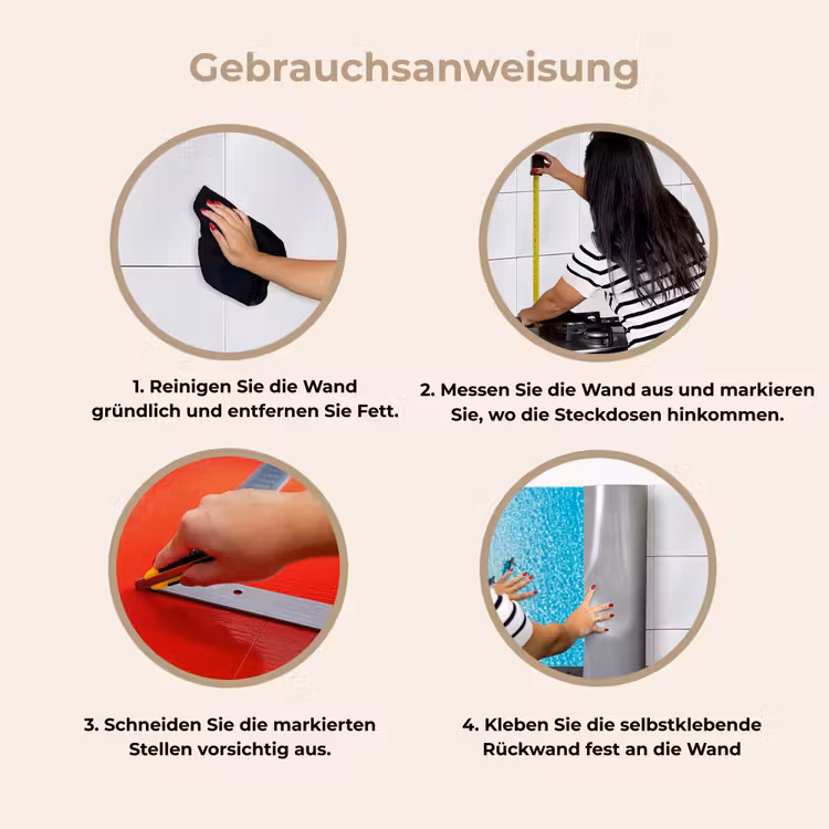 Vis - Oceaan - Strand - Turquoise - Natuur keuken achterwand 2 middel -gebruiksaanwijzing_DE
