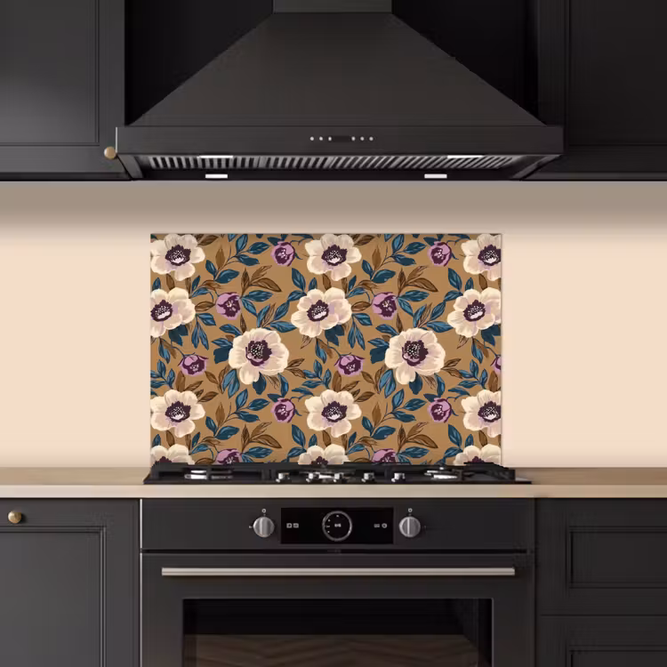 Floraal - Stilleven - Kleurrijk keuken achterwand spatscherm klein 900 -sfeer1
