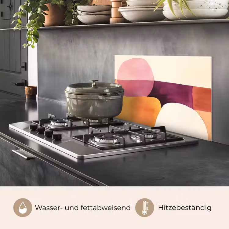 Vormen - Abstract - Kleurrijk keuken achterwand spatscherm klein -usp_DE