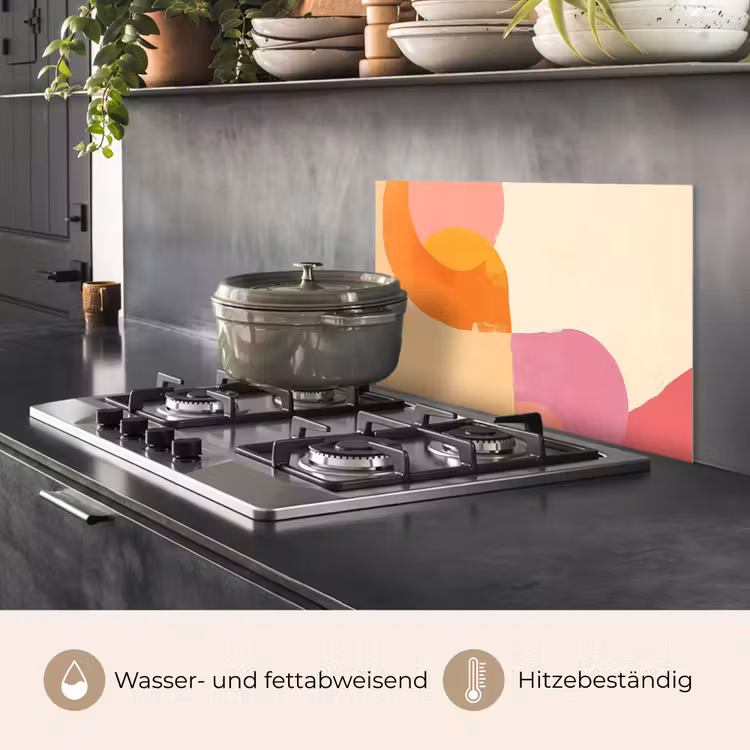 Vormen - Abstract - Kleurrijk keuken achterwand spatscherm klein -usp_DE