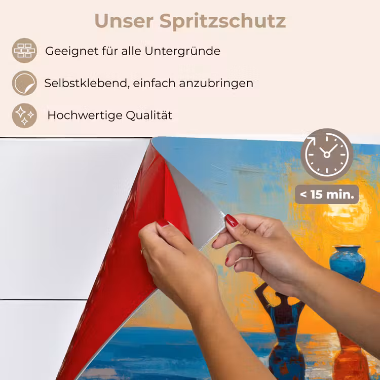 Vrouwen - Strand - Zondsondergang keuken achterwand spatscherm klein -spatscherm_DE