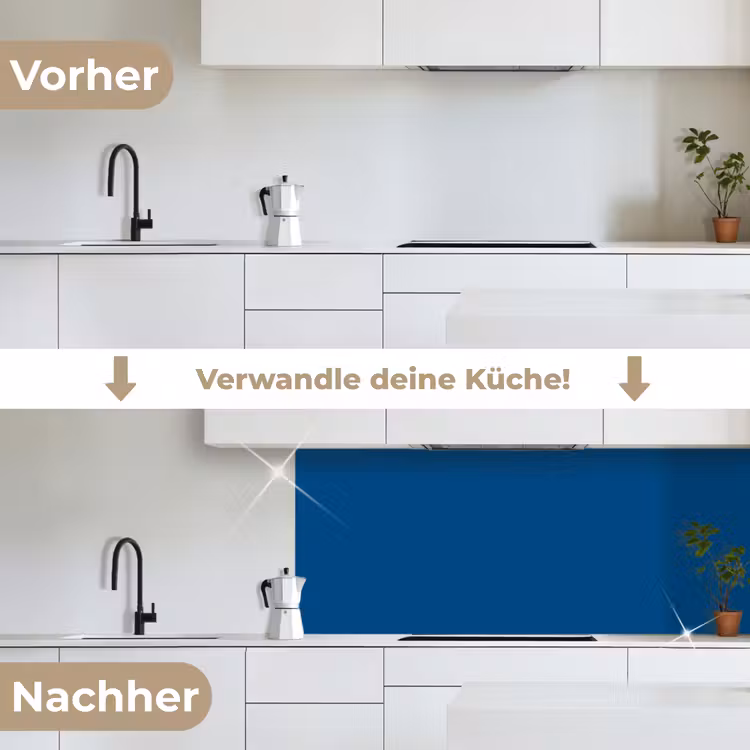 Free - Groove - Blauw keuken achterwand 2 middel 871 -voor-na_DE