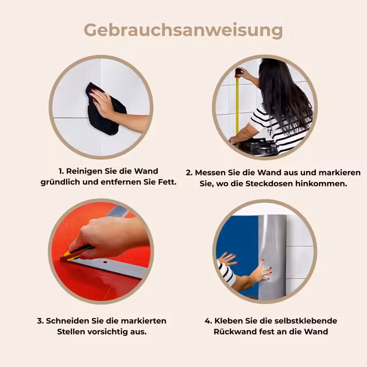 Free - Groove - Blauw keuken achterwand 2 middel 871 -gebruiksaanwijzing_DE