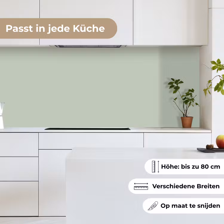 Frosted - Mint - Groen keuken achterwand 2 middel 871 -sfeer4_DE