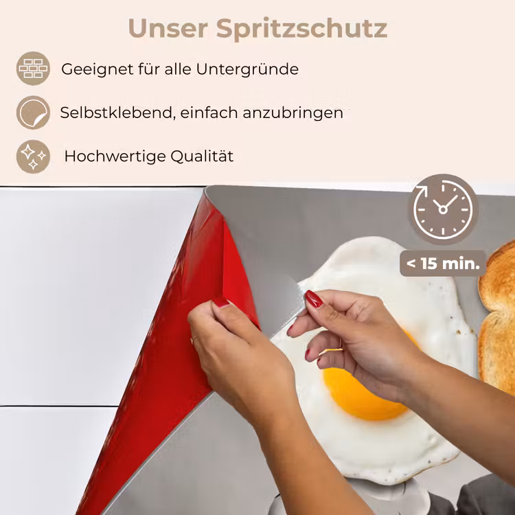 Ontbijt - Koppel - Ei - Brood keuken achterwand spatscherm klein -spatscherm_DE