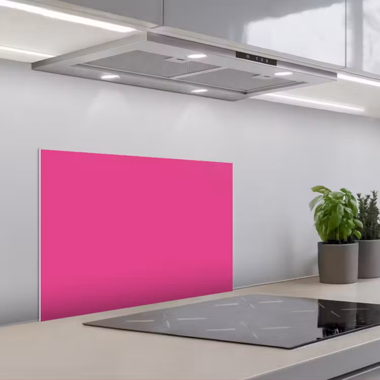 Fuchsia - Neon - Kleuren keuken achterwand spatscherm klein 900 -3d_schuin