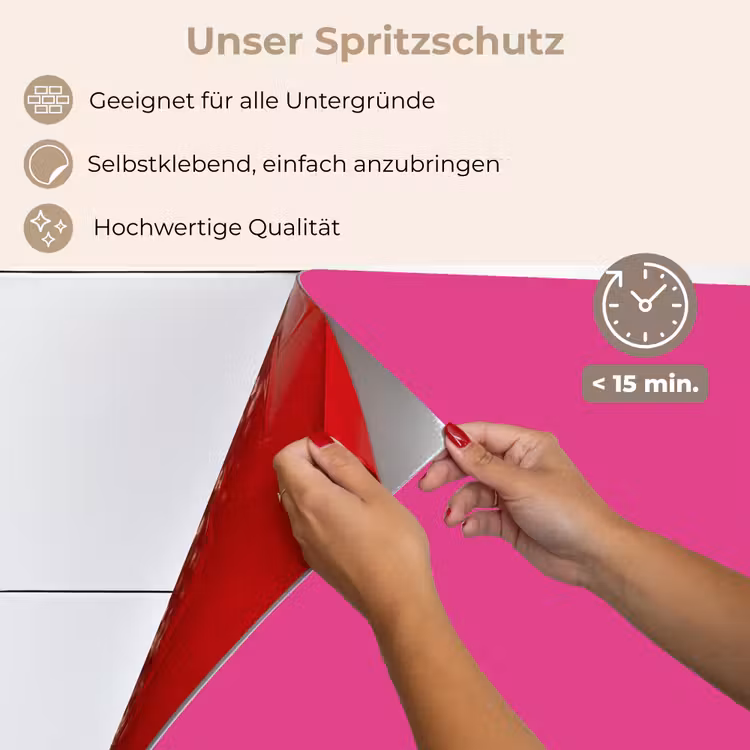 Fuchsia - Neon - Kleuren keuken achterwand spatscherm klein 900 -spatscherm_DE