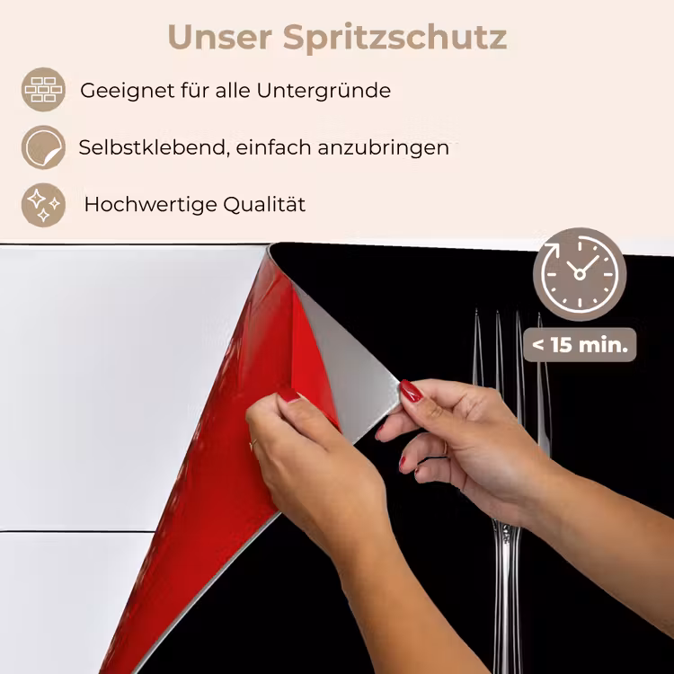 Vork - Mes - Zilver keuken achterwand spatscherm klein -spatscherm_DE