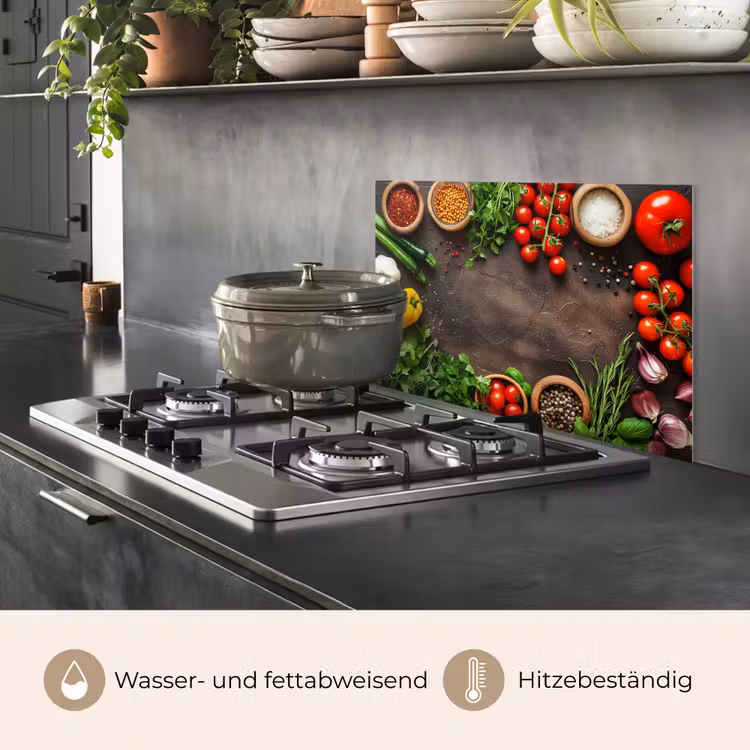 Tuin van Versheid keuken achterwand spatscherm klein -usp_DE