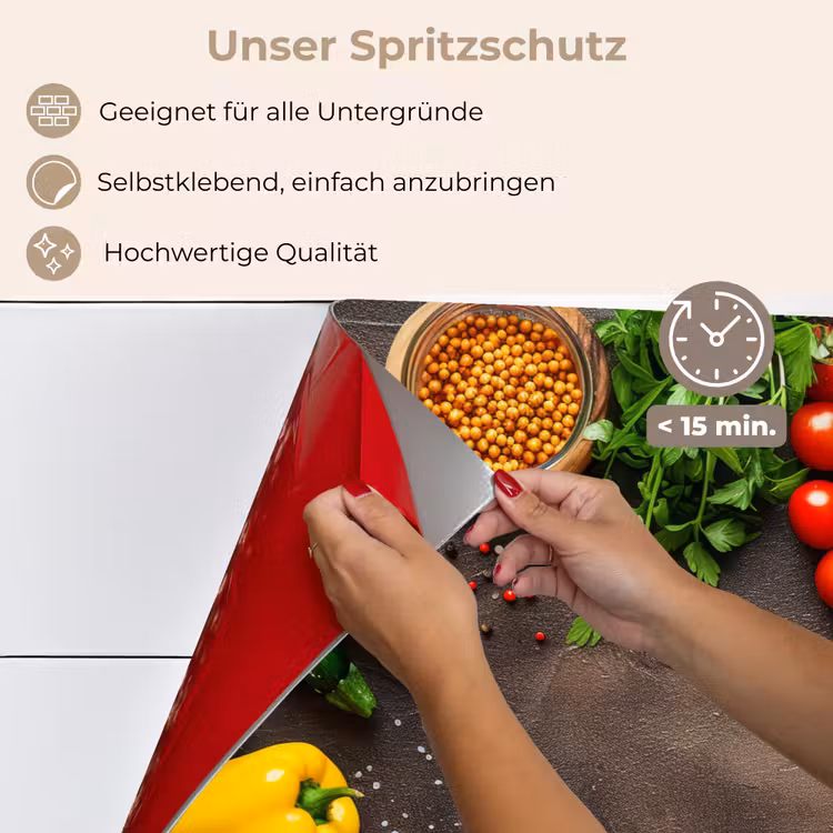 Tuin van Versheid keuken achterwand spatscherm klein -spatscherm_DE