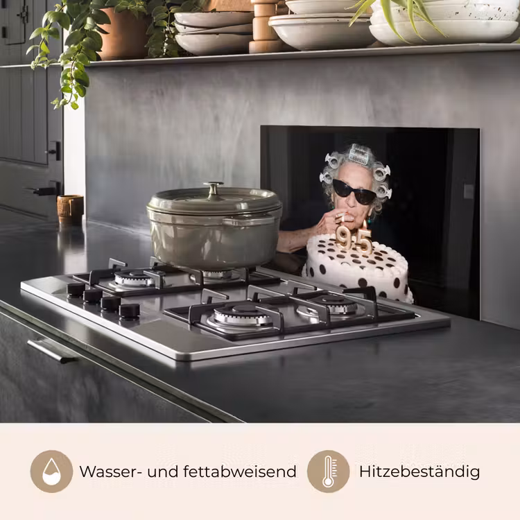 Verjaardag - Krulspeld - Oma keuken achterwand spatscherm klein -usp_DE