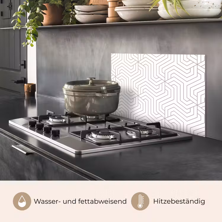 Geometrie - Lijn - Patroon keuken achterwand spatscherm klein 900 -usp_DE
