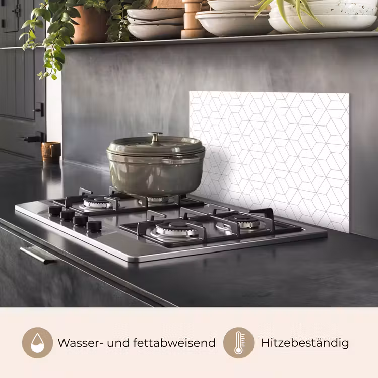 Geometrie - Lijn - Patroon keuken achterwand spatscherm klein 900 -usp_DE